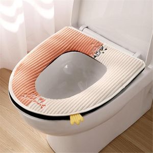 Couvre-siège de toilette tapis en forme de U longue couverture de sol de salle de bain pour enfants W mousse à mémoire de bain 48 tapis Extra Large pour