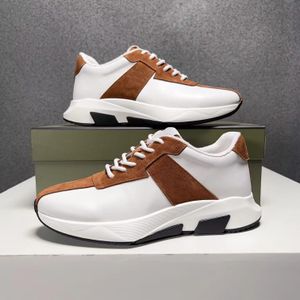 Tom Fords Nylon Chaussures Jagga Sports Professional Trainers en daim en relief Rabouillage en caoutchouc arrosé Robe Footwear Comfort Footwear EU38-45