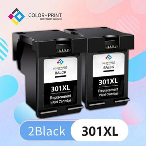 Cartouches de toner COLOR-PRINT reconditionnées 301XL pour HP 301 HP301 XL cartouche d'encre rechargée pour HP Officejet 4632 4634 4635 4636 4639 imprimante 231116