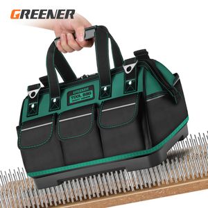 Sac à outils Greener Multi-Function Tool Bag 1680D Oxford Cloth Electrician Bag Multi-Pocket Waterproof Anti-Fall Storage Bag tool kit 230130