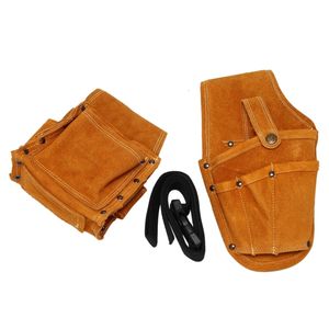 Bolsa de herramientas Paquete de cintura usable Bolsa de taladro eléctrico Tornillos Clavos Broca Piezas de metal Bolsas de almacenamiento de herramientas de viaje de pesca con cinturón 230130