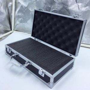 Tool Case 30x17x8cm Aluminum tool box Portable Instrument box Storage Case with Sponge Lining Handheld Impact resistant ToolBox 230517
