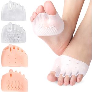 Outil des coussinets d'avant-pied orteil séparateur coussin coussin silicone de soulagement de la douleur Chaussures semelles orteil Hallux valgus correcteur de gel coussins