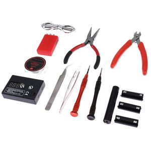 Kit d'outils en acier inoxydable avec ouvre-tournevis, pince diagonale, ciseaux pliants, pincettes en céramique