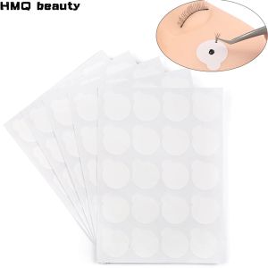 Outils 100pcs Nouveaux couss de cils jetables Palle Palle Palle Papier Extension de coussin Poussions de colle autocollant Jade Stone Makeup Tool