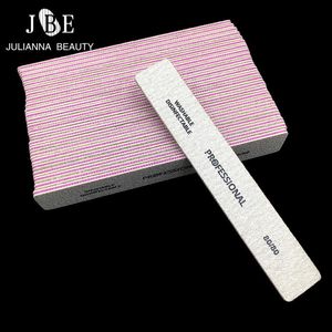 Outils 50 PCS Lime ANGLE PROFESSEL Fichier de ongles 80/80 Grit Files de ongles Set Grey Square Style Acrylique Nail File Bloc outil d'outil