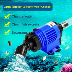 Outils automatique réservoir de poisson changeur d'eau pompe aquarium gravier nettoyant excréments de poisson siphon pompe à vide nettoyeur avec couverture de tuyau 220V240V