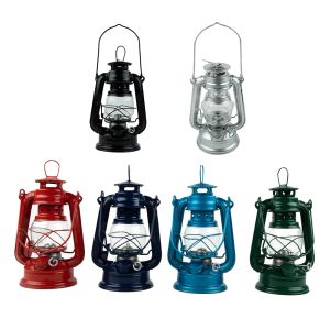 Herramientas LED linterna de Camping estilo Retro linterna de tormenta de petróleo lámpara de Metal para exteriores iluminación interior suministros de cocina de acampada