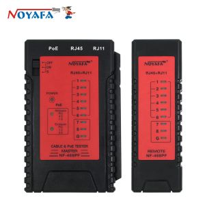 Outils NOYAFA NF468PF Network Cable Tester Tester Poe Tester RJ11 RJ45 Cable Continuity Test Professional Wire Finder Network Tools