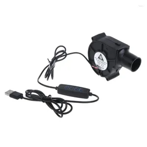 Outils USB 5V Blower Portable Centrifug Fan 2500 pour Grill Cooking BBQ Mini avec un contrôleur de vitesse