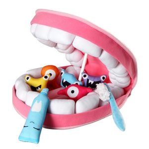 Outils atelier dents brossage jouets pour l'éducation précoce enfants jeu de rôle dessin animé mignon modèle de dent enseignement 230830