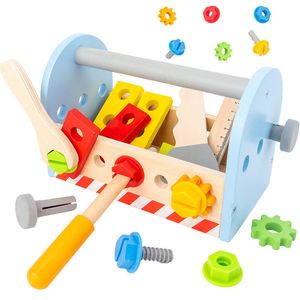 Tools Atelier Boîte à outils Boîte à outils Play Play Set Montessori Children Toy for Boys Disassement Vis Assemblage Simulation Réparation Tool Carpenter 230307
