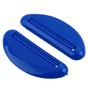 Porte-brosse à dents Dispositif de dentifrice multifonctionnel en plastique Distributeur de tube facile Squeezer Support roulant Squeeze Paste Salle de bain To181I