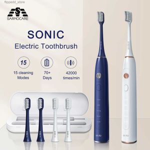 Tandenborstel Sonische elektrische tandenborstel Tandenborstel USB Elektr-tandenborstel Ultrasone borstel voor volwassenen voor het reinigen van tanden Snelle verzending met koffer Q231117