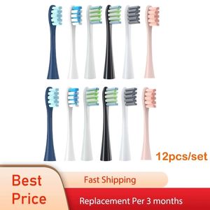 Toothbrushes Head 12PCS Replacement Tooth Brush Heads For All Oclean X/ X PRO/ Z1/ F1/ One/ Air 2 /SE Sonic Soft Electric Toothbrush Cleaning 230823
