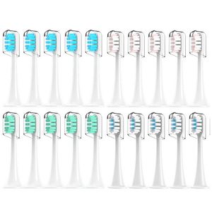 Tête de brosses à dents pour xiaomi Mijia T300 T500 T700 têtes de brosse à dents électrique sonique buses de recharge remplaçables 4 couleurs avec capuchons anti-poussière 4 20 pièces 230828