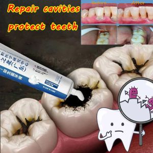 Dentifrice Réparation rapide des cavités de blanchiment des dents Élimination du dentifrice des taches de plaque Discade Réparation de la respiration Frais de dents Produit de dents 100g