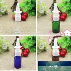 Top 10 ml verre coloré vaporisateur nasal PET vaporisateur bouteille en plastique maquillage liquide outil de distribution avec l'outil de pulvérisation