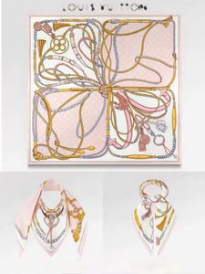 Top 2024 Nuevo bufanda diseñadores de satén oscuro Mulberry seda oscura Jacquard Old Flower Letter Girl con un tamaño de caja etiquetado 90*90cm