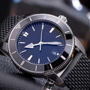 Top AAA Breit Super Ocean lunette rotative en acier inoxydable montre pour hommes automate bracelet en caoutchouc montre qui brille dans le noir