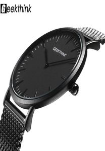 Top Brand Luxury Quartz Watch Men Casual Black Japan Quartzwatch de acero inoxidable Cara de madera ultra delgada Relogio nuevo S91012629