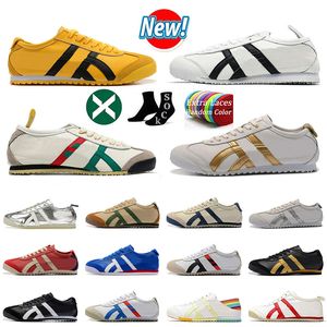 Top Fashion Designer OG chaussures de course tigre Mexique 66 athlétique hommes femmes jaune noir marine gomme voile vert beige rouge argent plate-forme vintage baskets baskets 36-45