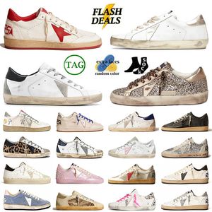 golden goose shoes golden goose's women ggdb Plate - forme hommes Designer robe étincelante marque italienne Vintage sale chaussures plates marche 【code ：L】