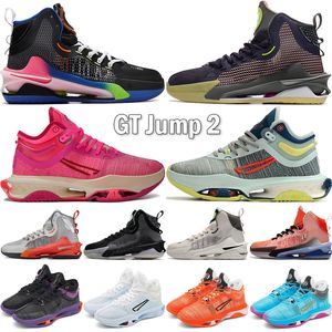 Top GT Jump 2 hommes femmes chaussures de basket G.T. Avocat Propre Espace Chaos Gris Voile Chine Noir Racer Rose Jeu Royal Baskets Extérieures Taille 36-46