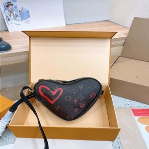 Diseñador de Bolsos de lujo superior, bolso de cuidado Coeur de alto nivel de apariencia, bolso de mujer, bolso de hombro, bolso cruzado, bolso de maquillaje, 21cm