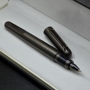 Stylo magnétique haut de gamme édition limitée série M stylo roller en métal gris et argent papeterie écriture fournitures de bureau comme cadeau d'anniversaire