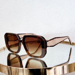 Top lunettes de soleil de luxe designer femmes hommes lunettes senior pour femmes lunettes cadre vintage lunettes de soleil en métal PR 158S 53-21-145