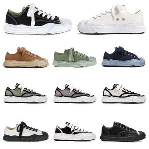 Top Maison Mihara Yasuhiro Original Sole Low Designer Platform Cut Canvas Shoes for Men Miharayasuhiro Toe Cap Sneaker Mens MMY Sports Shoe Womens Sport Women