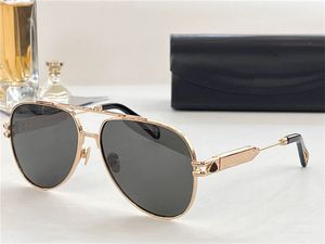 Los mejores hombres diseñan gafas de sol THE WEN exquisito piloto K marco dorado estilo popular y generoso gafas de protección uv400 para exteriores de alta calidad