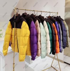 Top Chaqueta para hombre Mujer Abajo con capucha Warm Parka Hombres Black Puffer Chaquetas Bordado de letras Ropa Outwear Cazadora Abrigos de invierno Múltiples colores