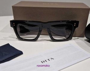 Top Original vente en gros de lunettes de soleil Dita boutique en ligne NOUVELLE DITA Mastix Lunettes de soleil à monture en or noir
