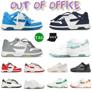 top Out Of Office Sneaker Designer Casual Chaussures Tops Blanc Noir Bleu Clair Vintage Gris Cuir Pour Marche Hommes Femmes Mocassins Baskets Plateforme Baskets Taille 36-45