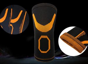 Protección superior Tejido Jacquard Rodillera de nailon Deportes Protección cálida Codo Rodilleras Fútbol Fitness Baloncesto Deportes Entrenamiento de fútbol Deportes