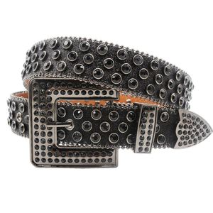 De qualité supérieure 5aaaaa + ceintures unisexes designer bb ceinture simon pour les hommes owen femmes mode brillant crâne kor diamant ceinture gol