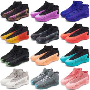 Top Quality Ae 1 All Star Best of Adi Men Basketball Chaussures AE1 Anthony Edwards MX Velocity Blue Perlized Rose Georgia Red Clay Sports Shoeurs Traineurs 40-46