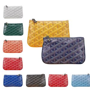 Planches de monnaie en or de qualité supérieure Senats Designer Card Cartes avec boîte Mini Purse Purse Cool Womens en cuir Purseurs rose Purse