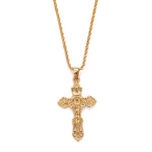 Collar con colgante de cruz de alta calidad The Fast And The Furious Celebrity Vin Diesel Items Gold Jesus Men Jewelry