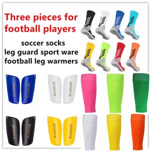 Chaussettes de football de haute qualité élastique de qualité de jambe Fixed Soccer Soccer Socks Sports Sports Tube professionnels