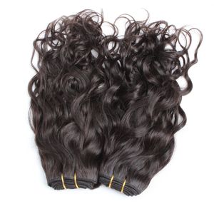 Tissage de cheveux indiens de qualité supérieure 3pcs / lot Extensions de cheveux humains à vague naturelle Greatremy Drop Shipping Queen Hair Bundles