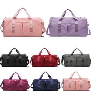 Organizador de calidad superior lulul cross body clutch bolsas de viaje Carteras para mujer Diseñador grandes bolsas de lona bolsa de equipaje para hombre Bolsos de cuero genuino Bolso bandolera