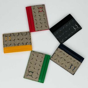 Hombres de alta calidad Classic casual de tarjetas de crédito casuales de cuero de vaca de cuero ultra delgado bolso de paquete de billetera para mujeres con caja 231215