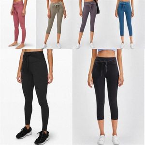 Pantalones de yoga para mujer de color sólido más nuevo de calidad