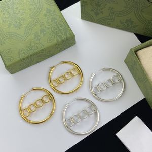 Lettre Designer Boucles D'oreilles Crew Back Pour Les Femmes 925 Silver Needle Supply Bijoux De Mode