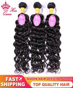 Top Quality Peruvien Virgin Hair Water Wave Packs Natural Black Color 100 Human Hair Weaving 12 to 28 Fast Queen Hair 8161113