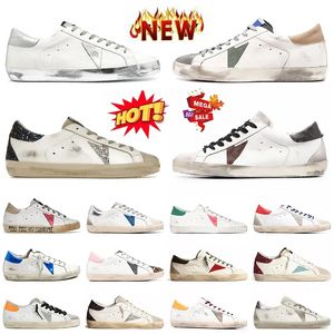 Sneakers de qualité supérieure Designer Shoes SUPERSTAR SIGE SUPER STAR BLAND BLANC ROSE BALLE VERTE FEMMES MENSE MENSE DES CHAUSSURES TRAINERS Taille 35-46