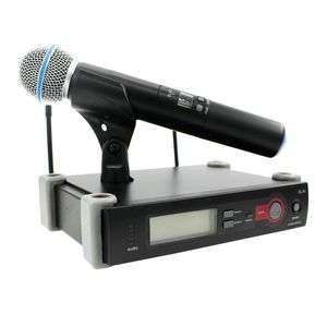 Système de karaoké sans fil UHF professionnel SLX24 BETA58/Microphone sans fil de qualité supérieure avec émetteur portable